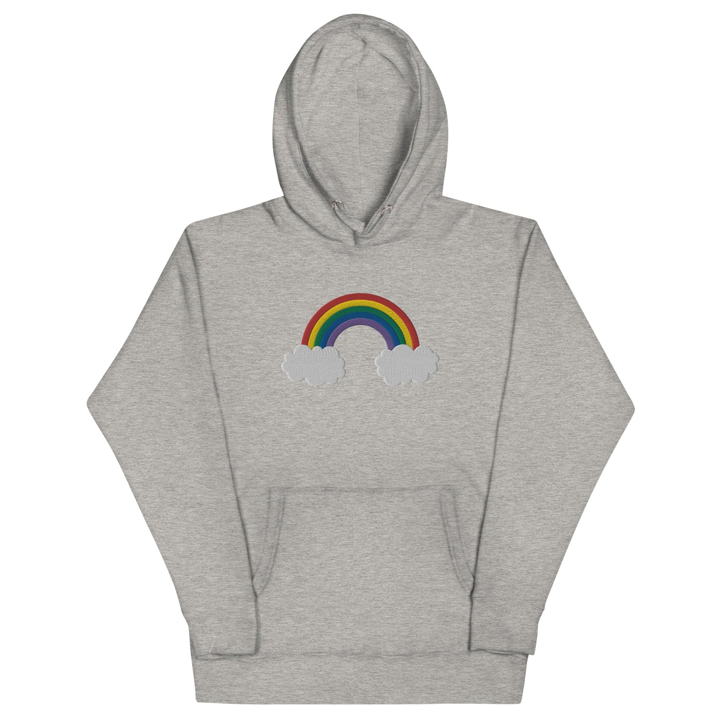 Embroidered Rainbow Unisex Hoodie