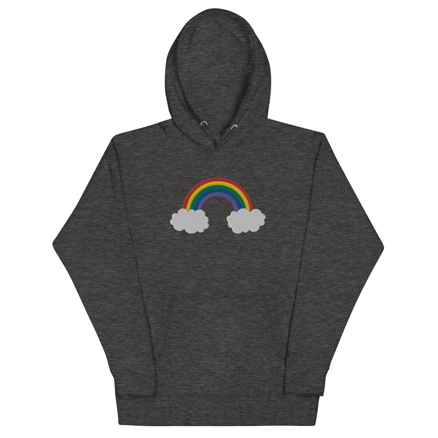 Embroidered Rainbow Unisex Hoodie