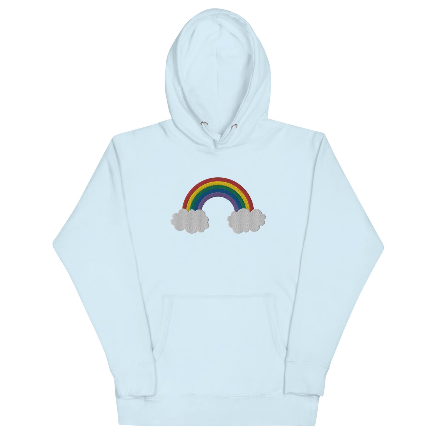 Embroidered Rainbow Unisex Hoodie